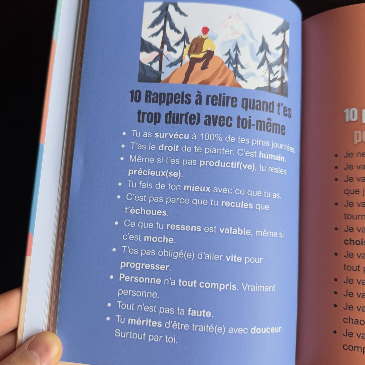 Dix rappels à relire quand tu es trop dur ou trop dure avec toi-même